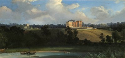 Richmond Hill from the River, Surrey by English School